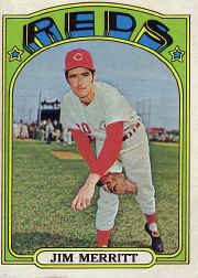 1972 Topps Baseball Cards      738     Jim Merritt